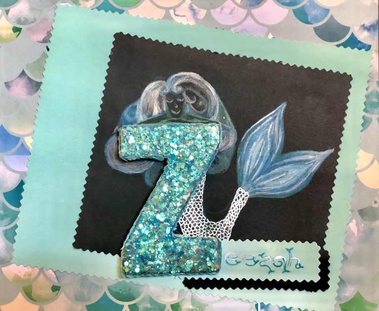 Scrap Book for Zeezah - Mermaid