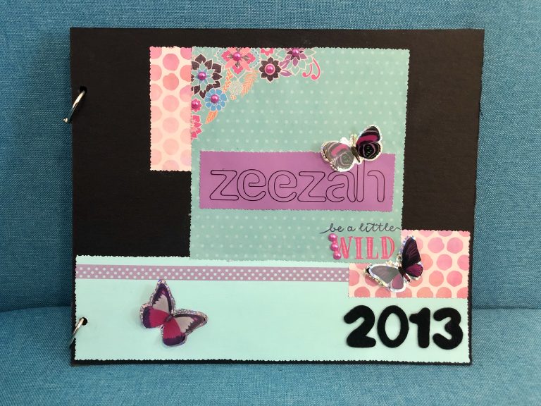 Scrap Book for Zeezah - Butterflies